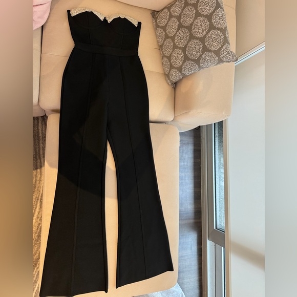 COPY - NWOT rhinestone bandage jumpsuit - Picture 6 of 7